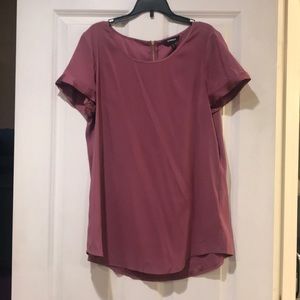 Antique rose-colored Express top